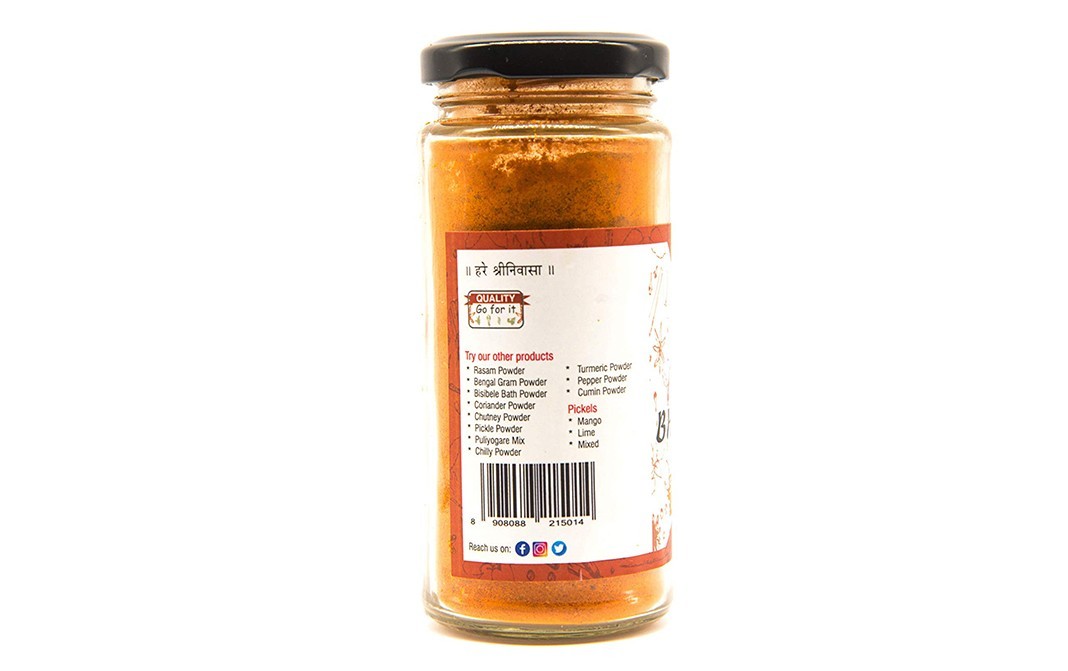 Bhavani's Sambar Powder    Glass Jar  100 grams